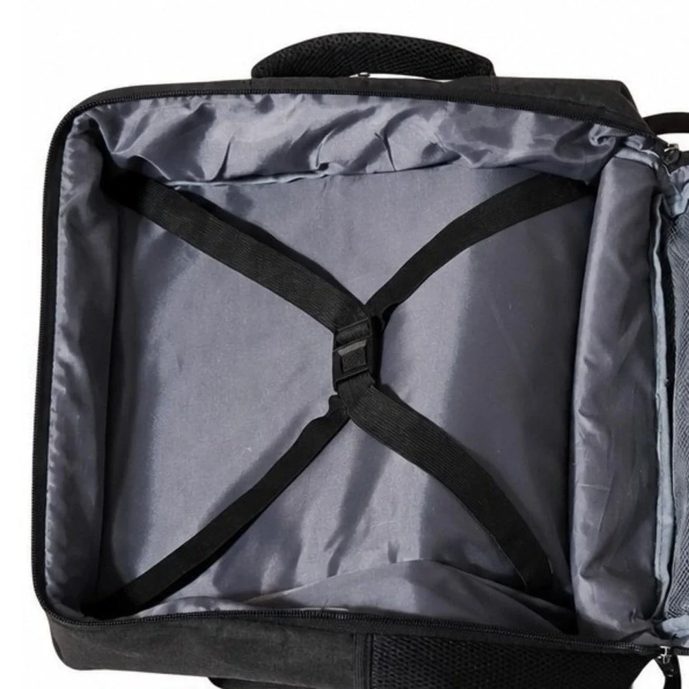 BIKROD Travel Backpack Unisex Large Black Luggage Style Carry On Bag